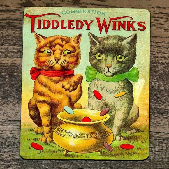 Mouse Pad Tiddley Winks Cats‎ - Picture 1 of 1